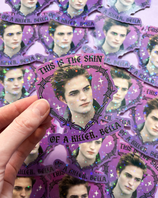 Edward Cullen Twilight Holographic Vinyl Sticker