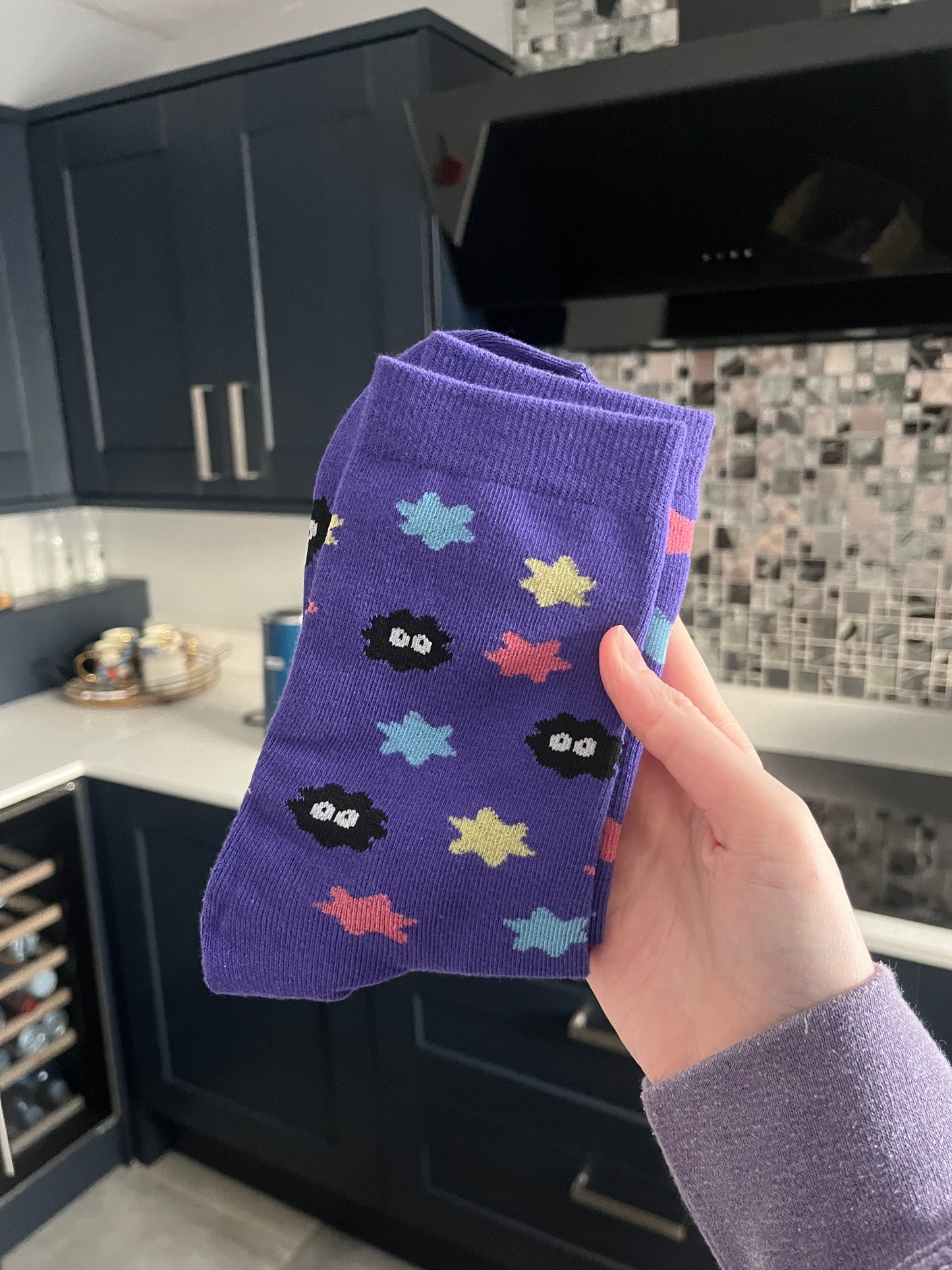 Soot Dust Ball Socks