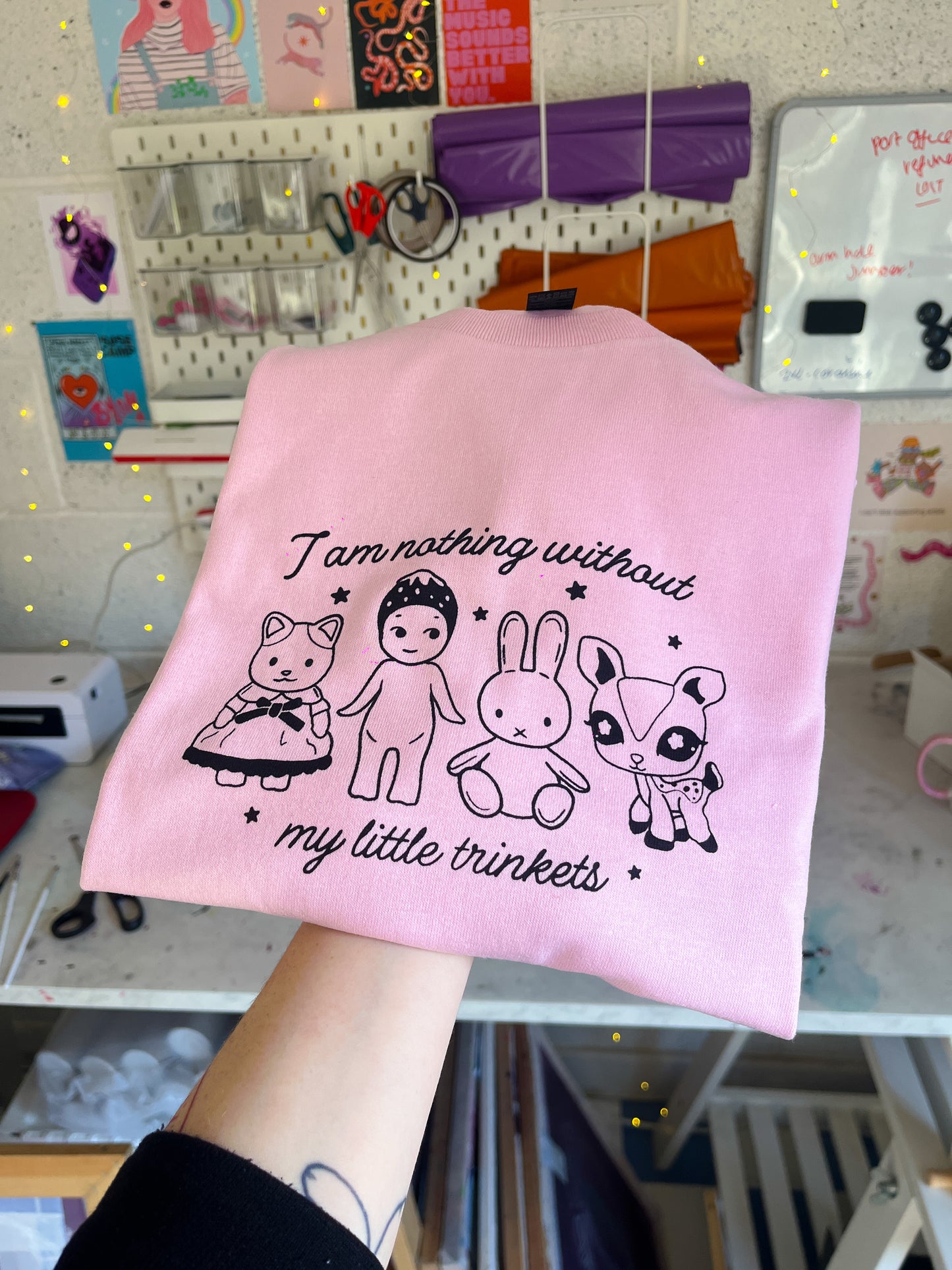 I Am Nothing Without My Trinkets Pink T-Shirt
