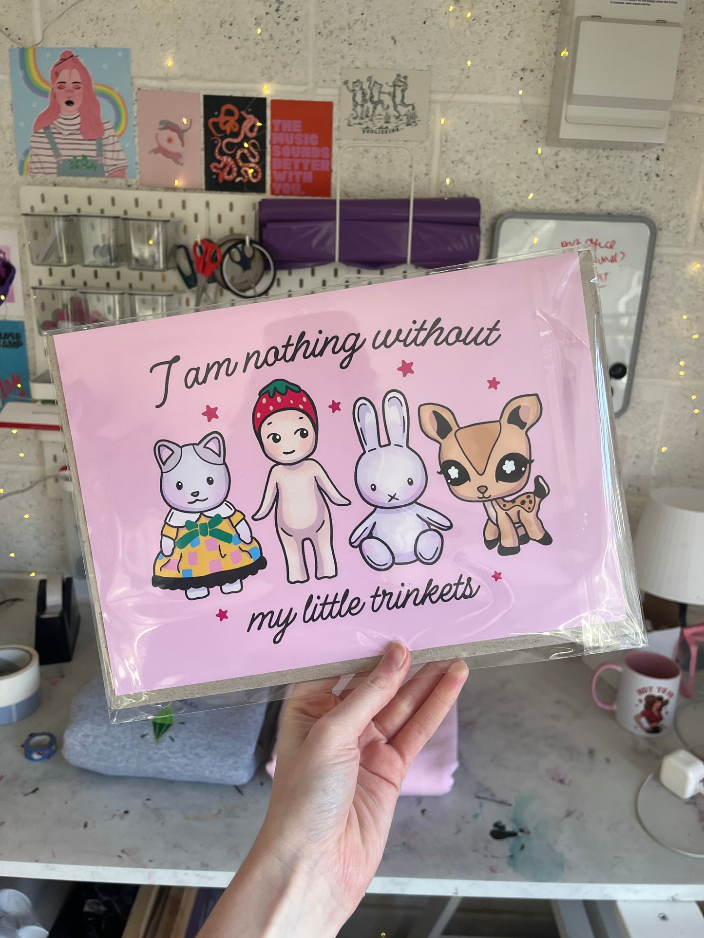 I Am Nothing Without My Trinkets Print