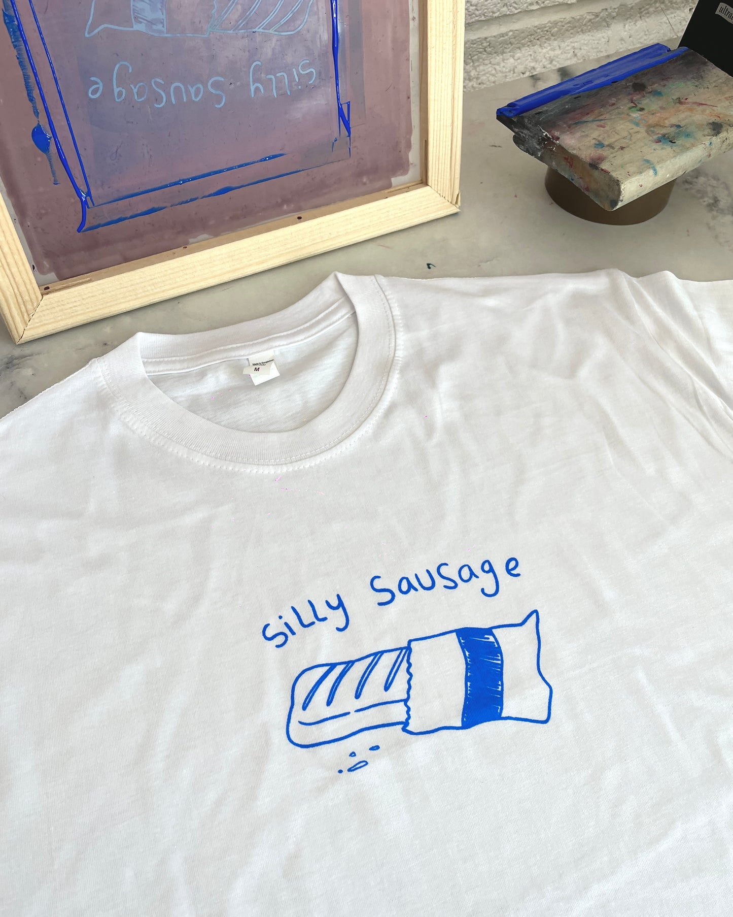 Silly Sausage Screen Printed T-Shirt