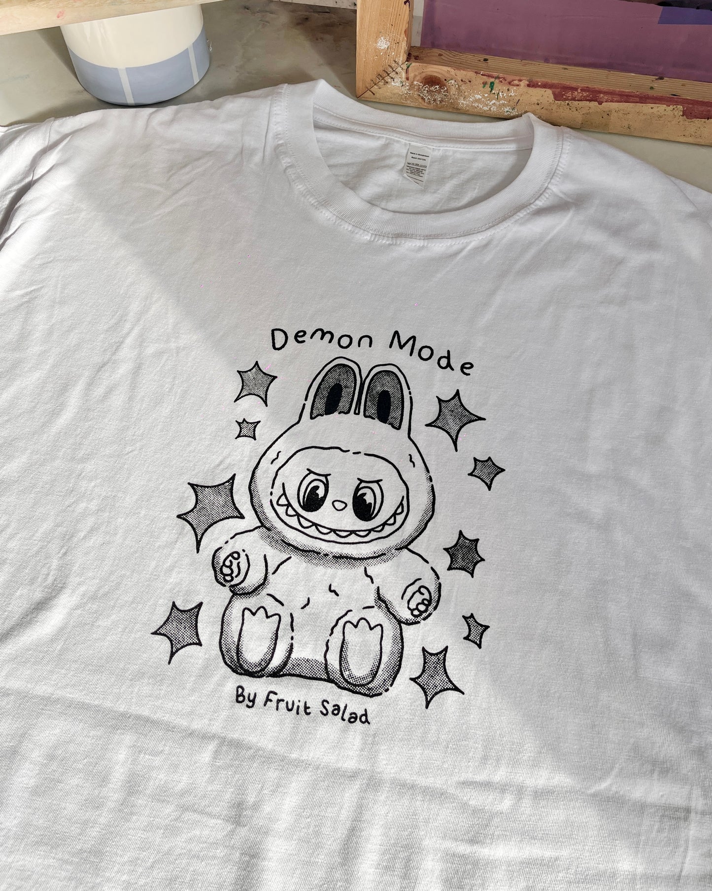 Demon Mode Labubu Trinket T-Shirt