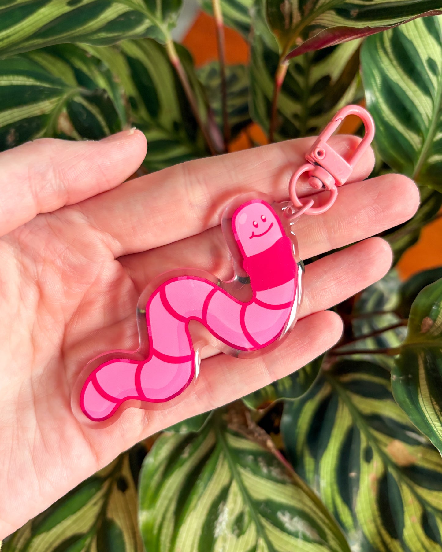 Worm Keyring
