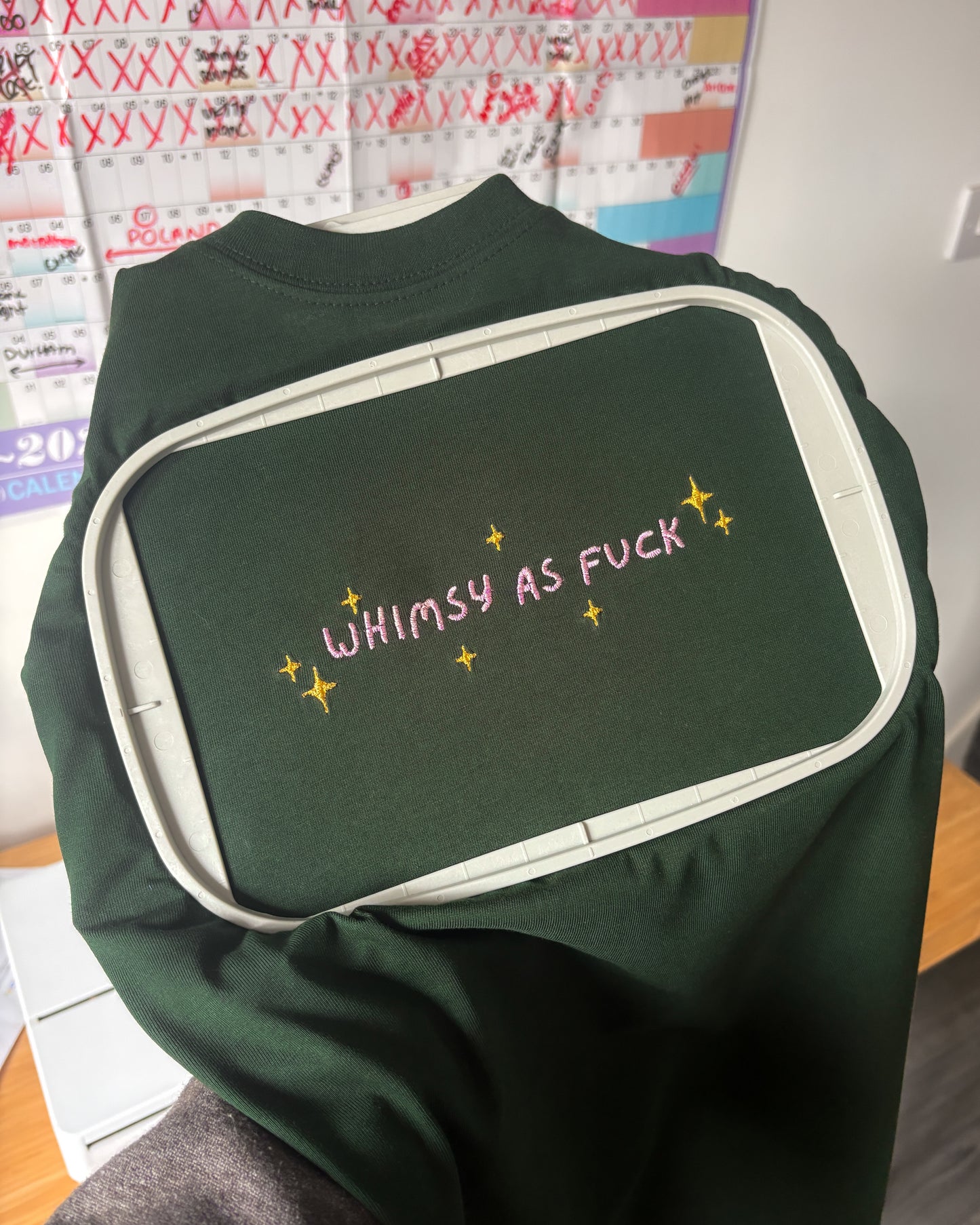 Whimsy As F*ck Embroidered T-Shirt