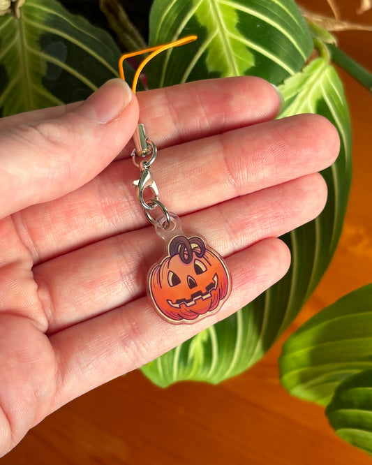 Pumpkin Phone Charm