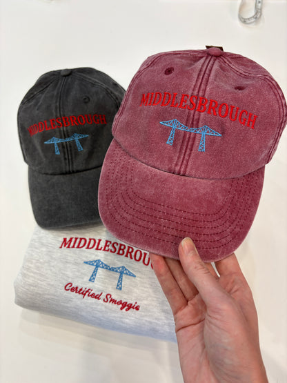 Middlesbrough Certified Smoggie Vintage Embroidered Cap
