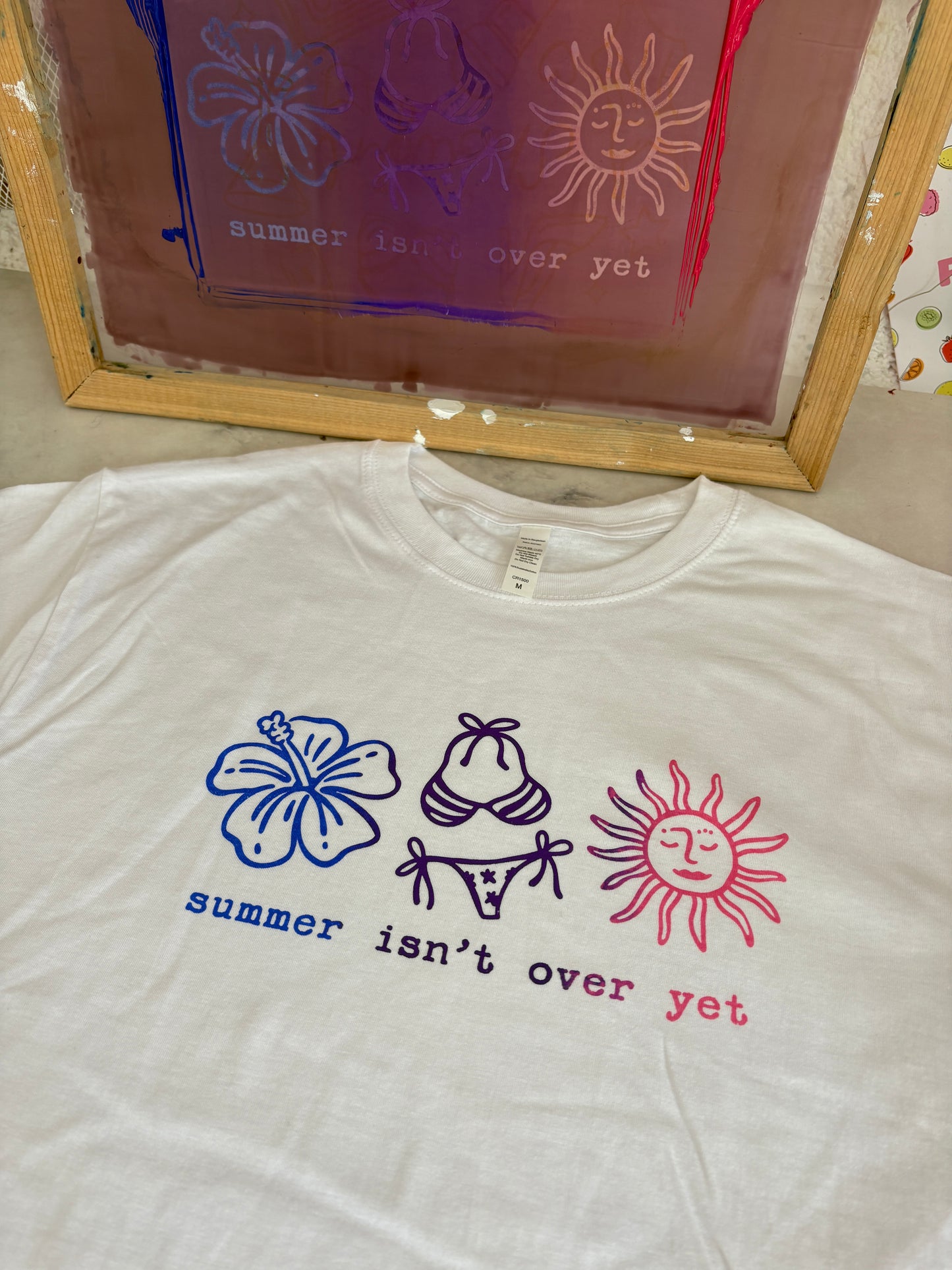 Summer Isn’t Over Yet Zara Inspired White T-Shirt