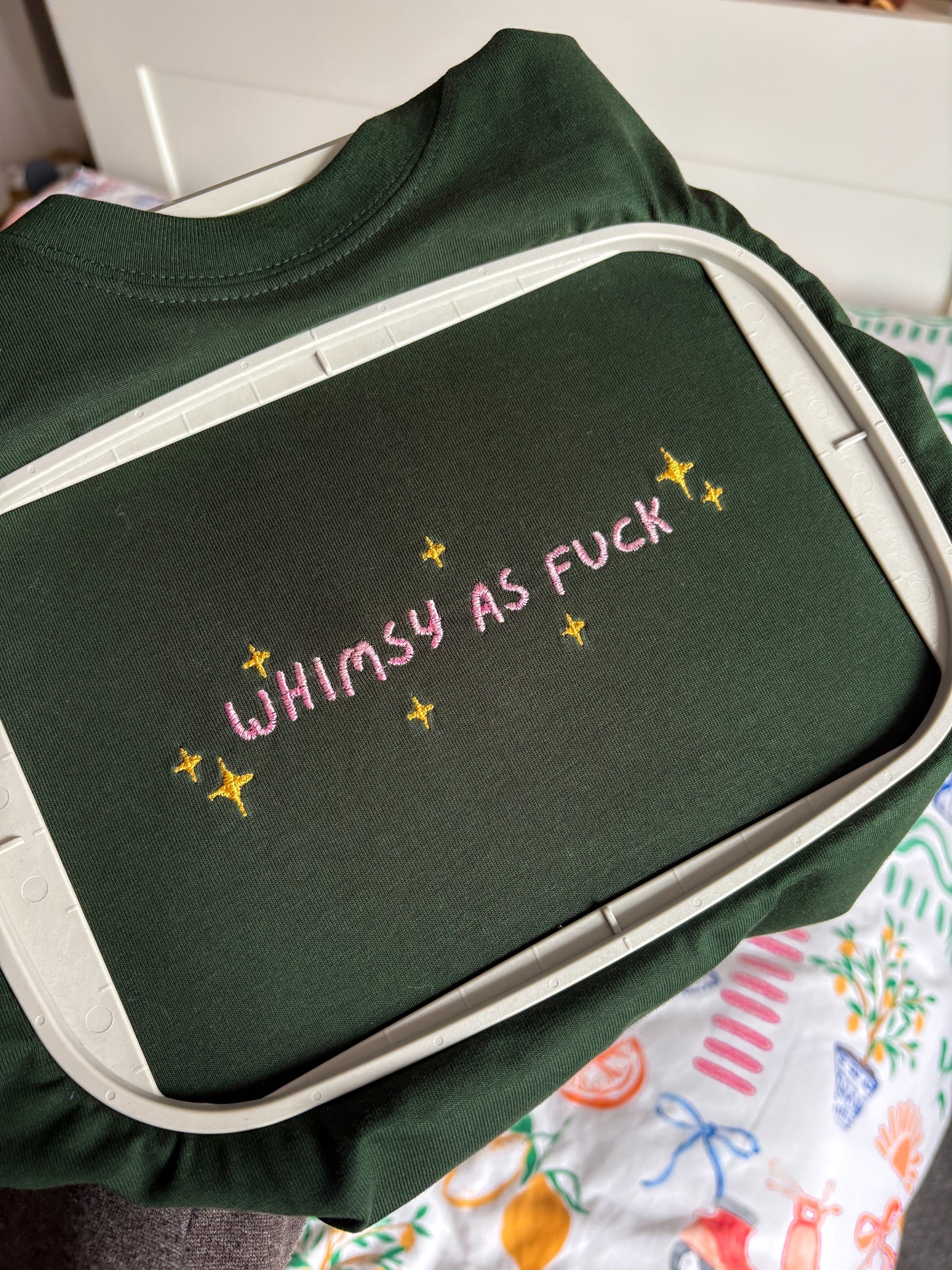 Whimsy As F*ck Embroidered T-Shirt