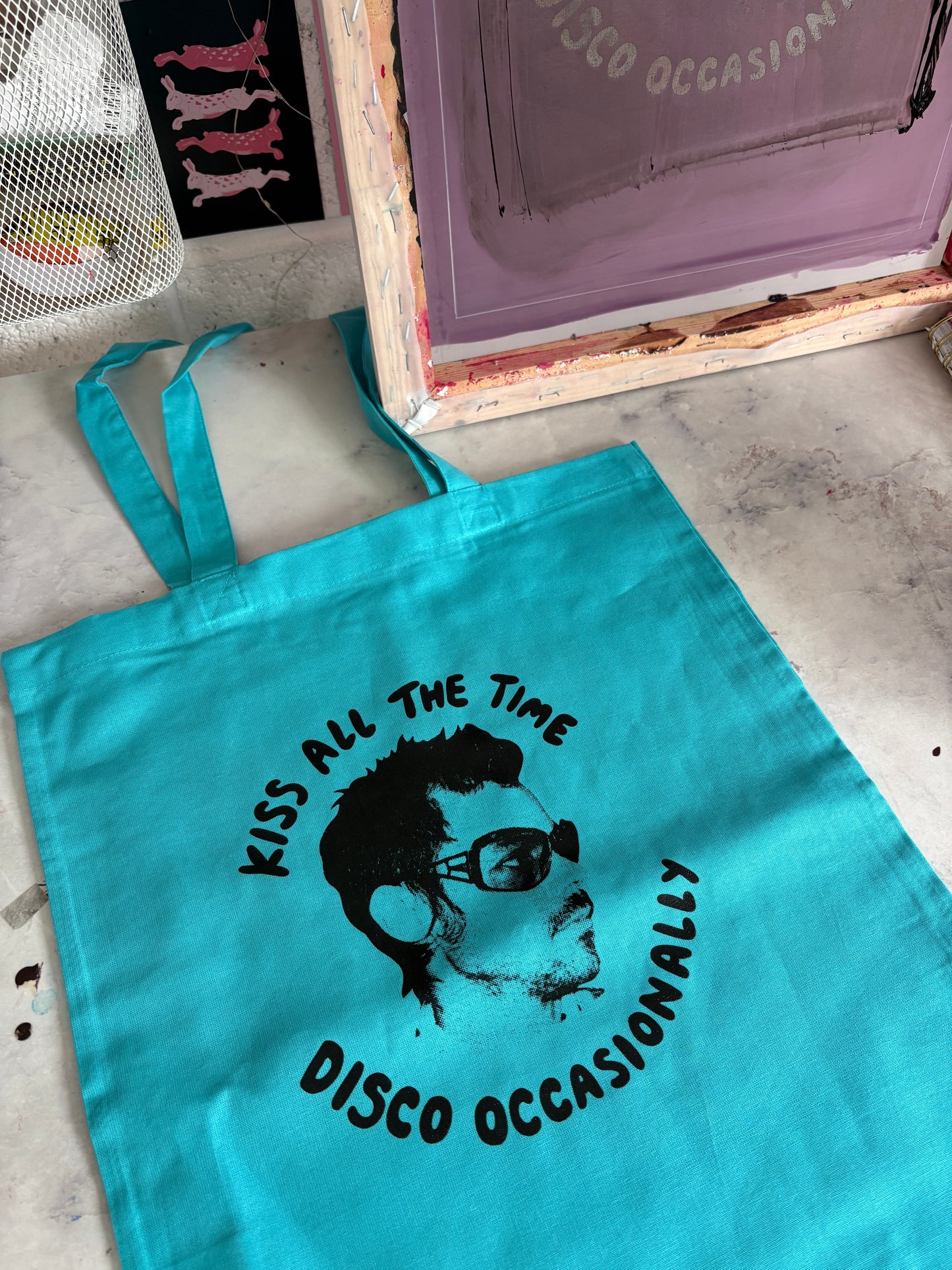 Kiss All The Time, Disco Occasionally Tote Bag