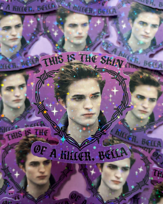 Edward Cullen Twilight Holographic Vinyl Sticker