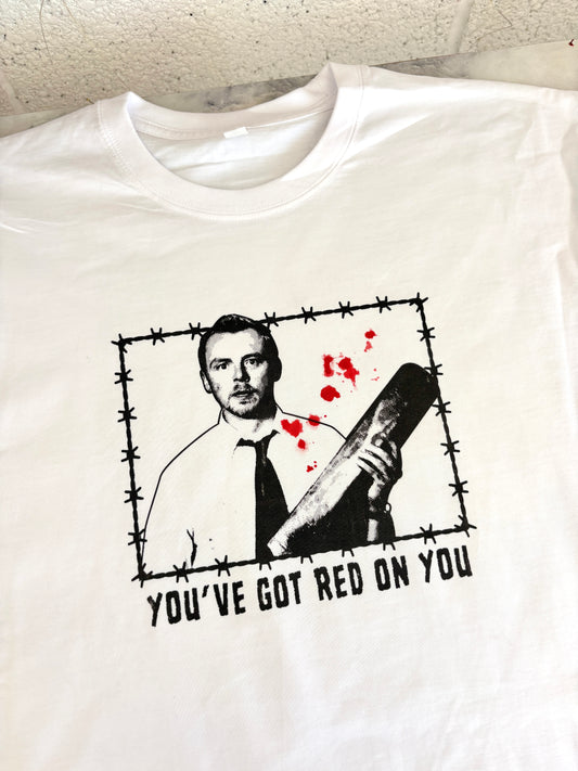 Shaun Of The Dead Unisex White T-Shirt