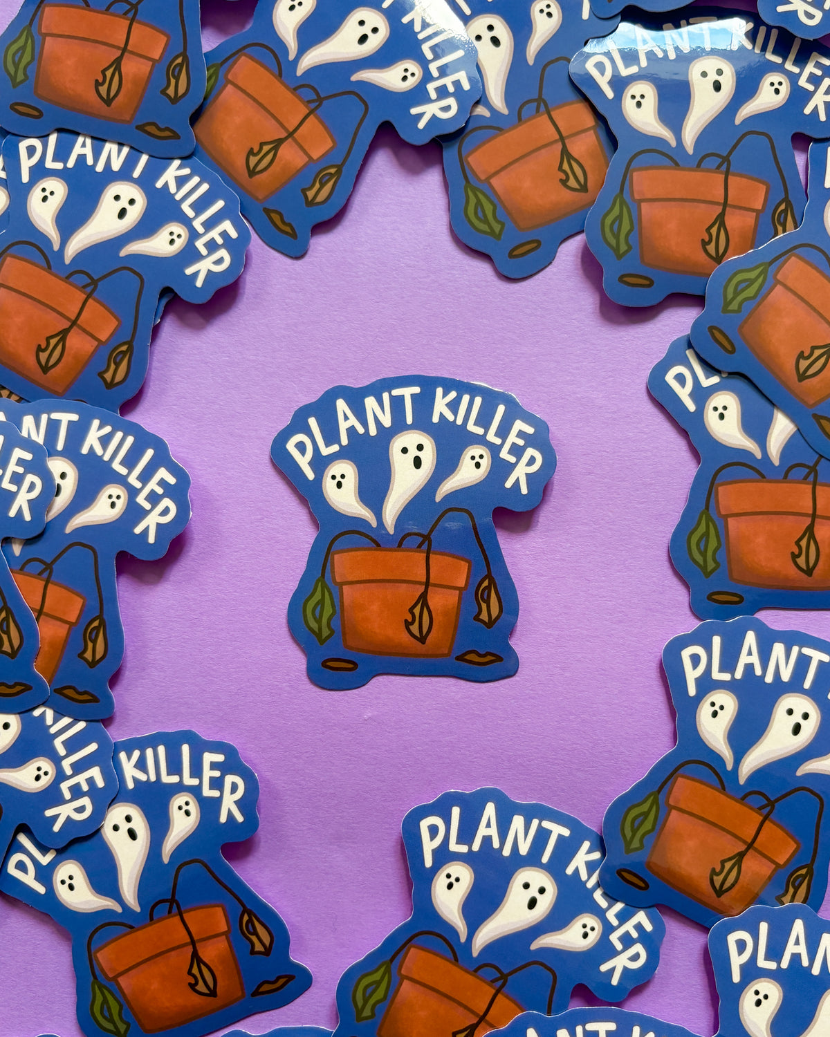 Plant Killer Vinyl Sticker