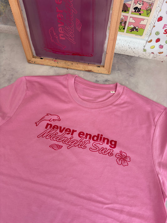 Midnight Sun Zara Inspired Pink T-Shirt