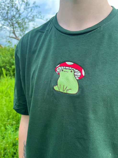 Unisex Toadstool Embroidered T-Shirt