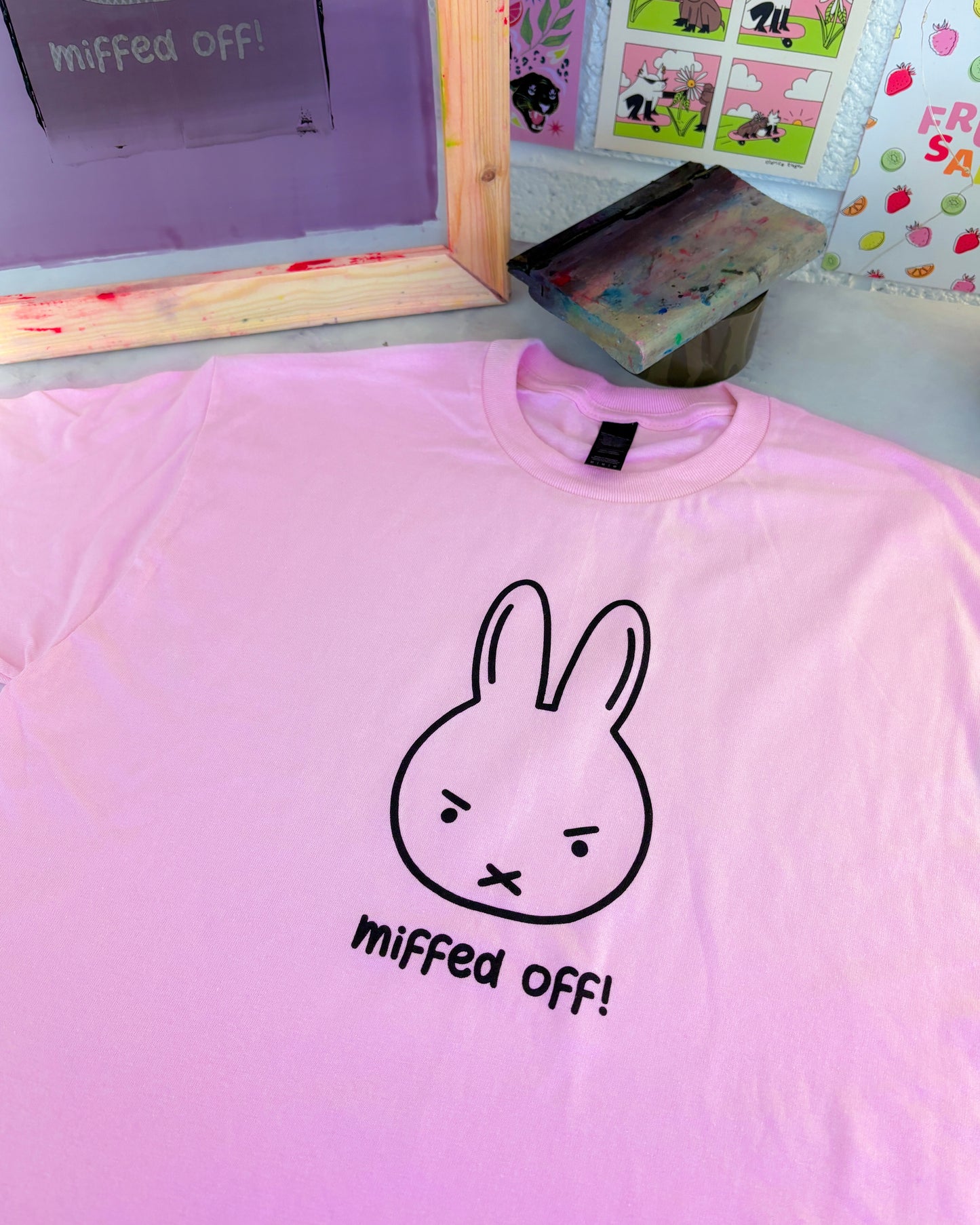 Miffed Off Rabbit T-Shirt