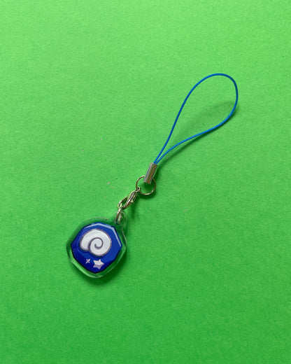 Animal Crossing Fossil, Cherry and Leaf Phone Charm