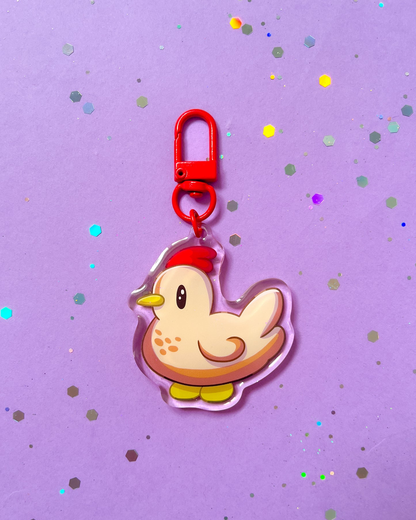 Chicken Stardew Valley Keyring