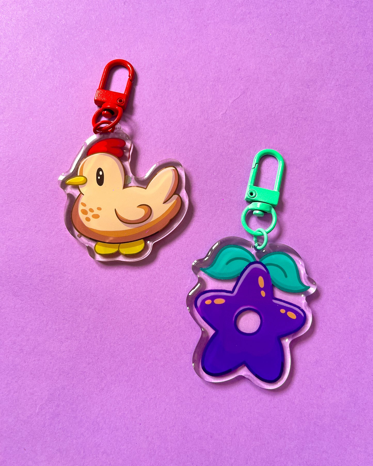 Chicken Stardew Valley Keyring