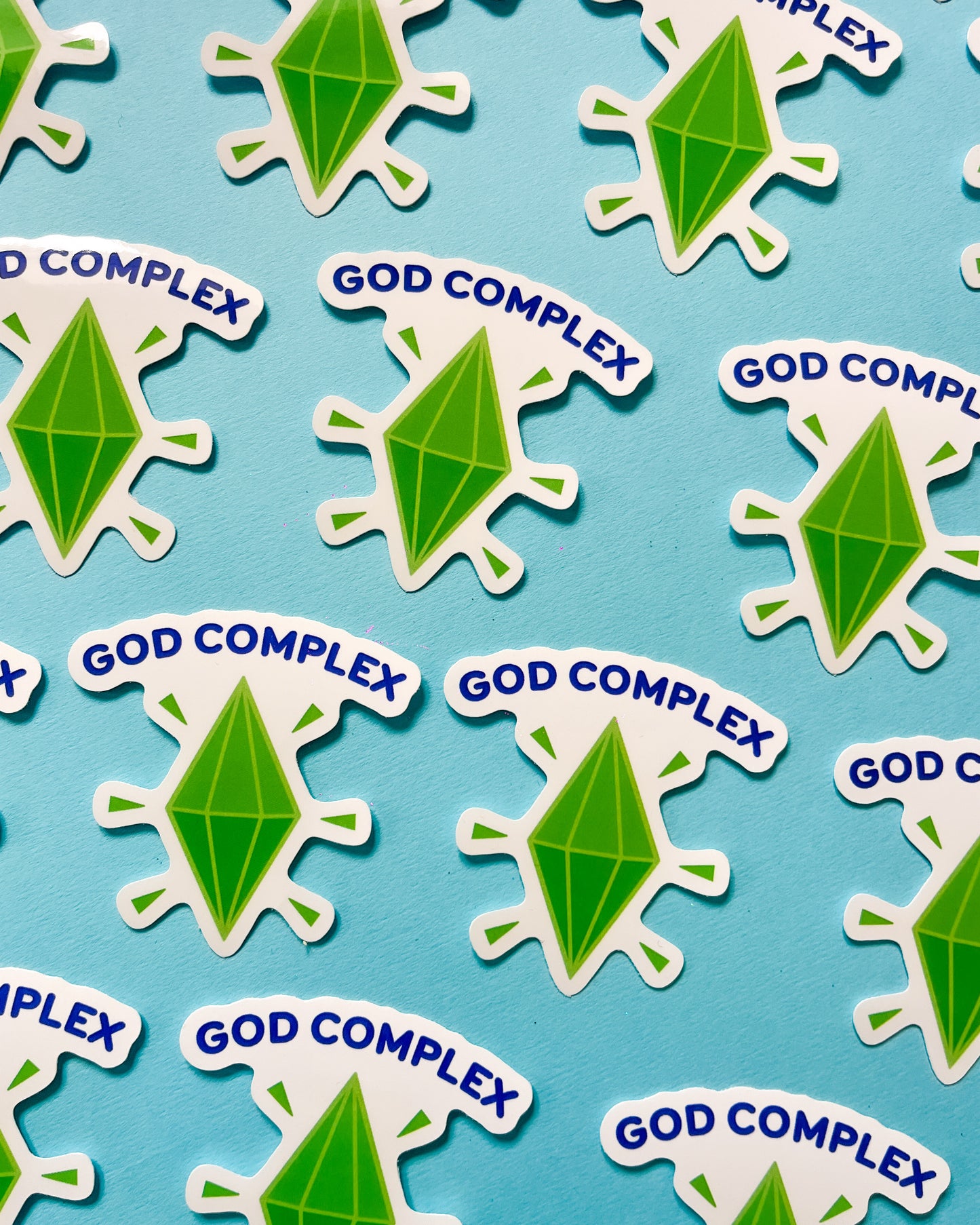 The Sims God Complex Vinyl Sticker