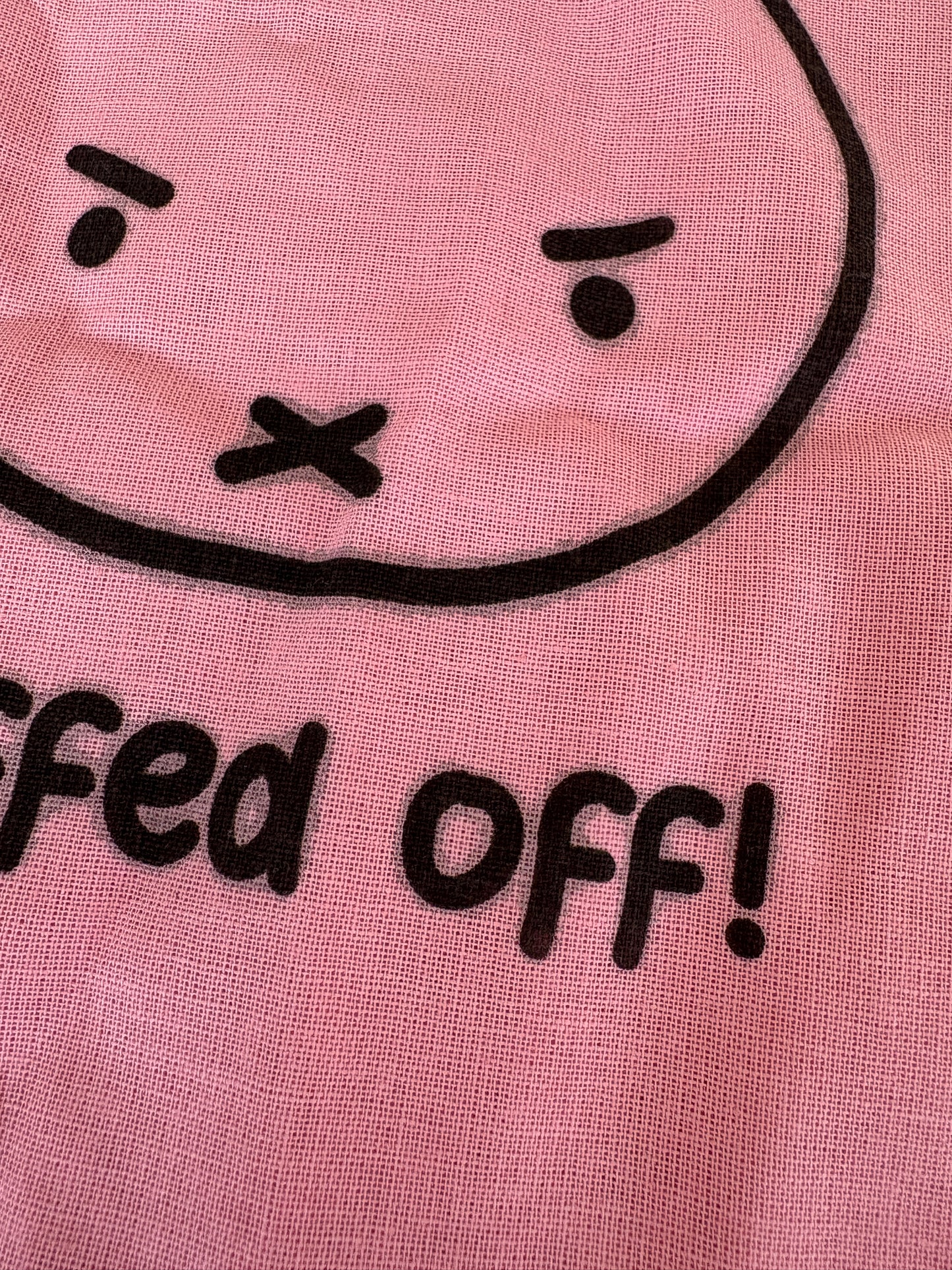 Miffed Off Tote Bag - Imperfect Print