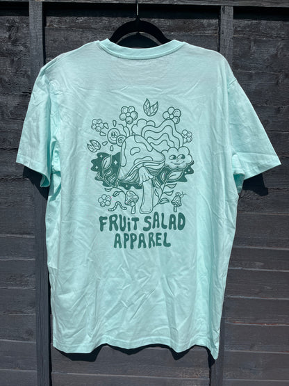 Mint Green Unisex Mushroom T-Shirt