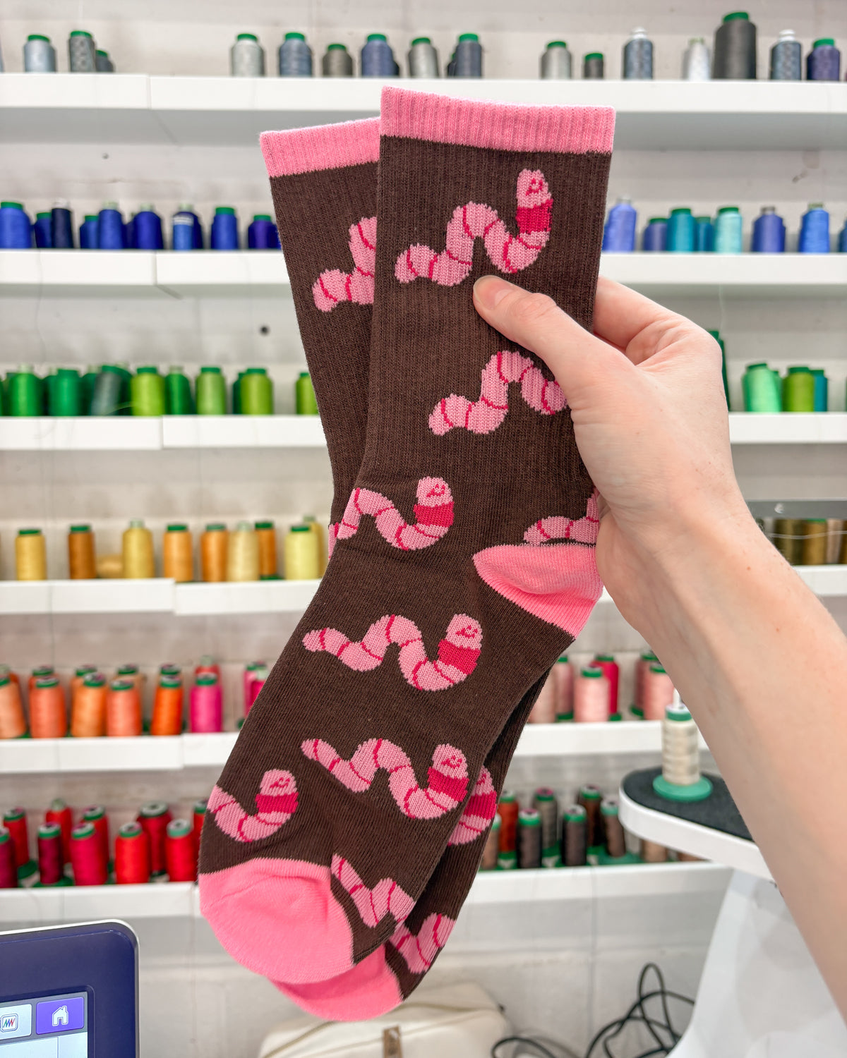 Silly Worm Socks