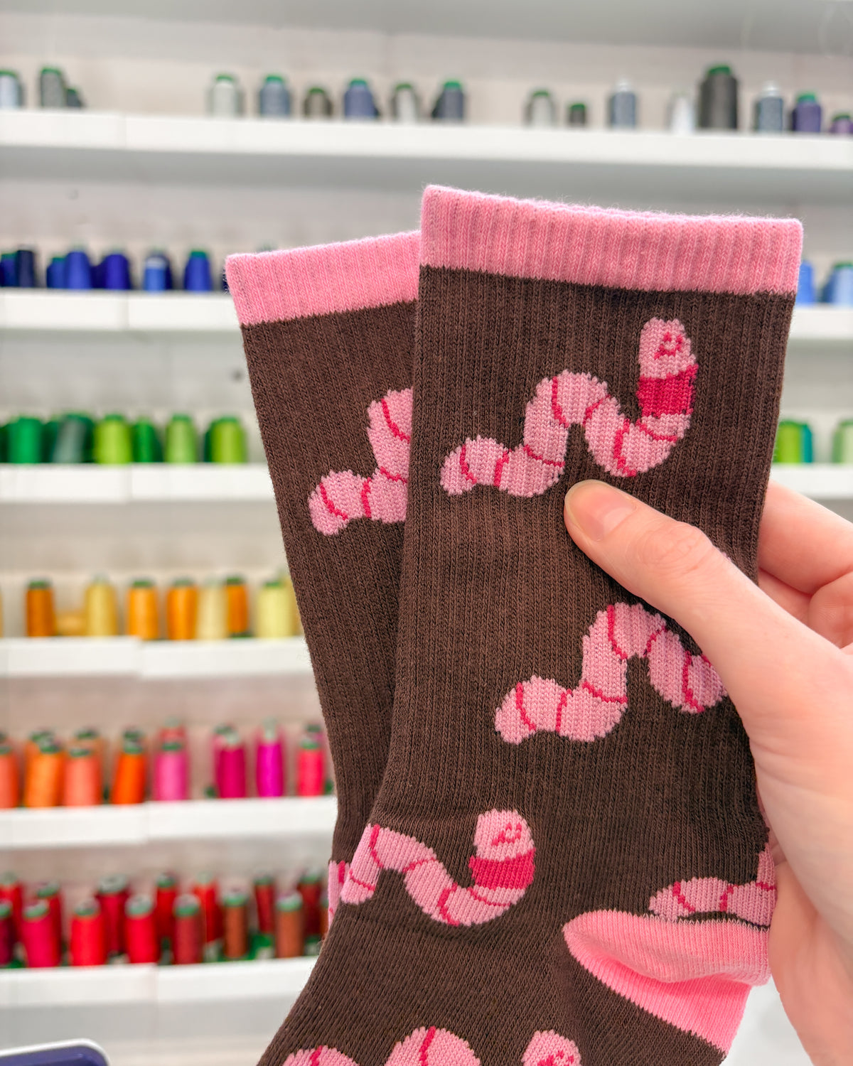 Silly Worm Socks