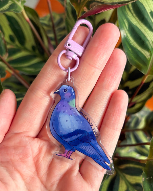 Pigeon Keyring
