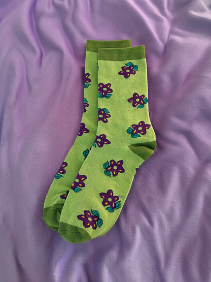 Stardrop Stardew Valley Green Socks